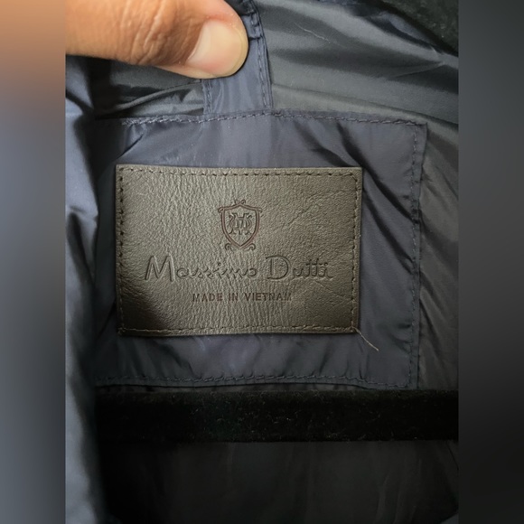 Massimo Dutti Men’s Navy Blue Raincoat - Picture 2 of 6